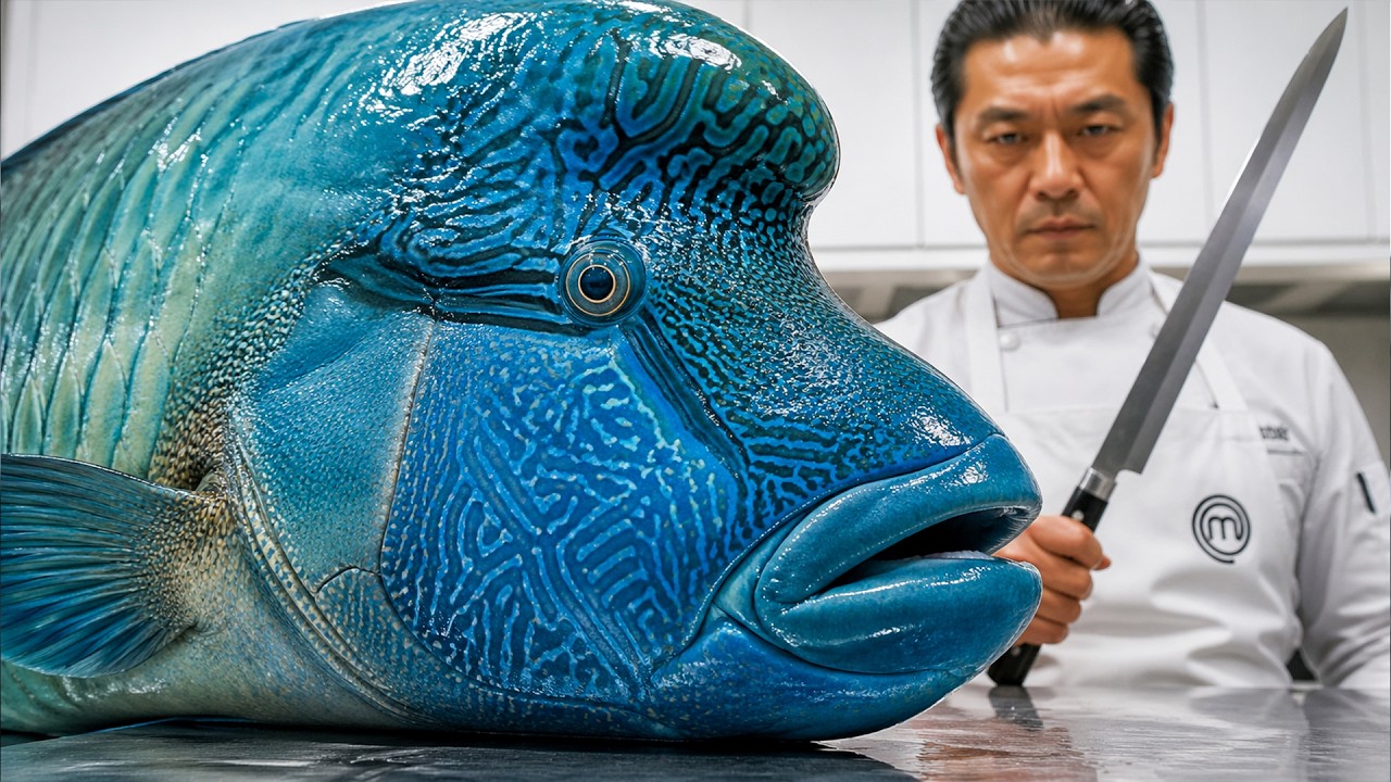 Giant Napoleon Fish: Catch, Fillet & Cook — The Ocean's Most