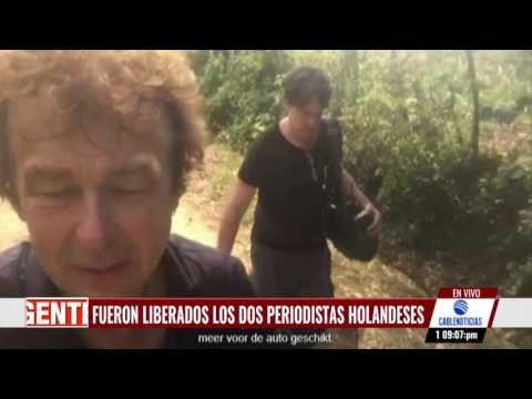En libertad periodistas holandeses secuestrados en El Catatumbo
