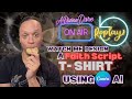 Watch Me Create A Faith Script Valentine Inspired T-Shirt In Minutes