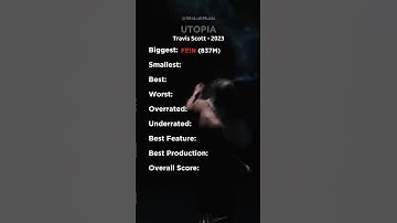 UTOPIA Travis Scott Review #Travisscott #utopia #album #review #rap #hiphop #song #yt #ranking