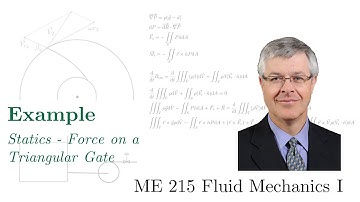 Statics - Force on a Triangular Gate