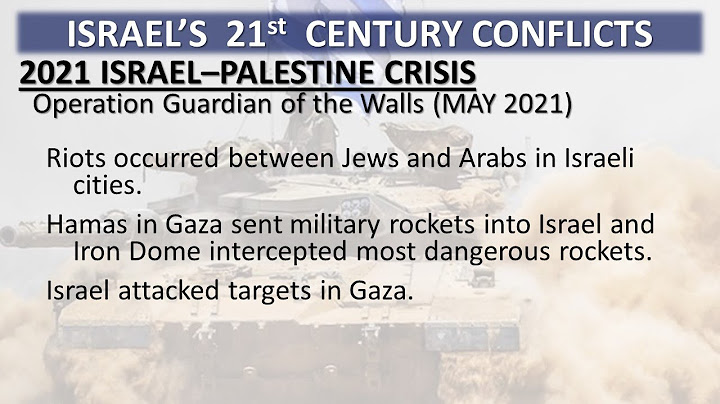 Prophecy Focus - Episode 83 "Israel’s Military Conflicts: Israel's 21st Century Conflicts"