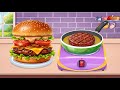 Making the Perfect Juicy Burger in Cooking Game! 🍔