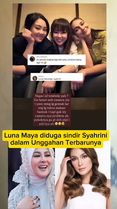 Luna maya sindir Syr? #shorts #viralshorts #selebindo #lunamaya #syahrini