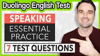 Listen & Speak Practice! 7 Questions and Answers - Duolingo English Test Practice