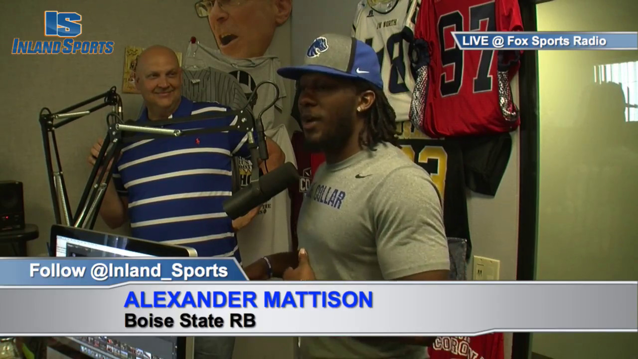 Boise St. RB Alexander Mattison on The Inland_Sports Show Fox Sports 1350AM (5-13-17)