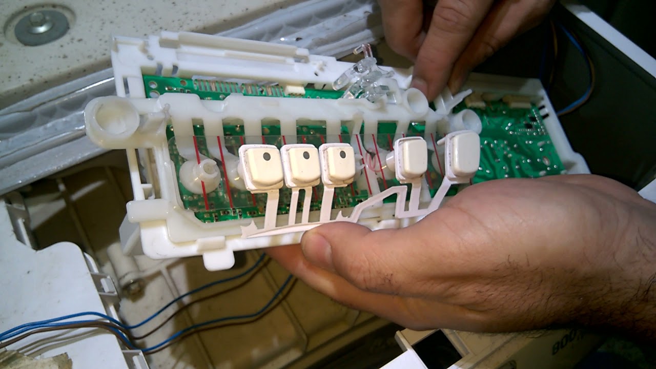 Placa drean blue- paso a paso para extraerla del lavarropas- conexionado de los cables- botonera.