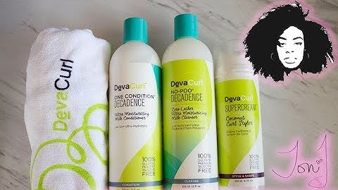 Wash and Go ft. Deva Curl Decadence on Natural Hair  Low Porosity 4a/4b/4c