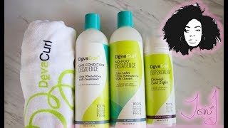 Wash And Go Ft. Deva Curl Decadence On Natural Hair Low Porosity 4A4B4C