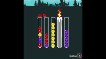 A SUPER fun & addictive color sorting game! Play Ball Sort! (1-1)