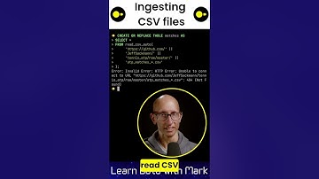 Ingesting #csv files from #github into #duckdb