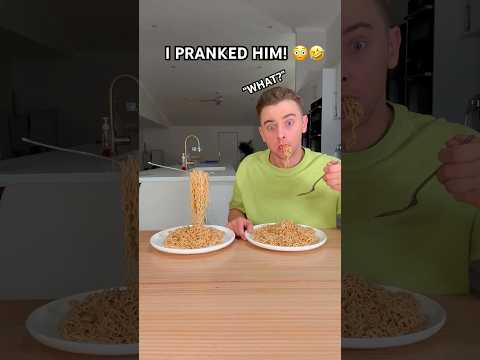 Frozen noodle PRANK on my BF 🤣 ib: ​⁠@karina-kola