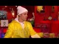 Justin Bieber interview, sliding & painting - TFI Friday Channel 4 - London UK, October 23, 2015