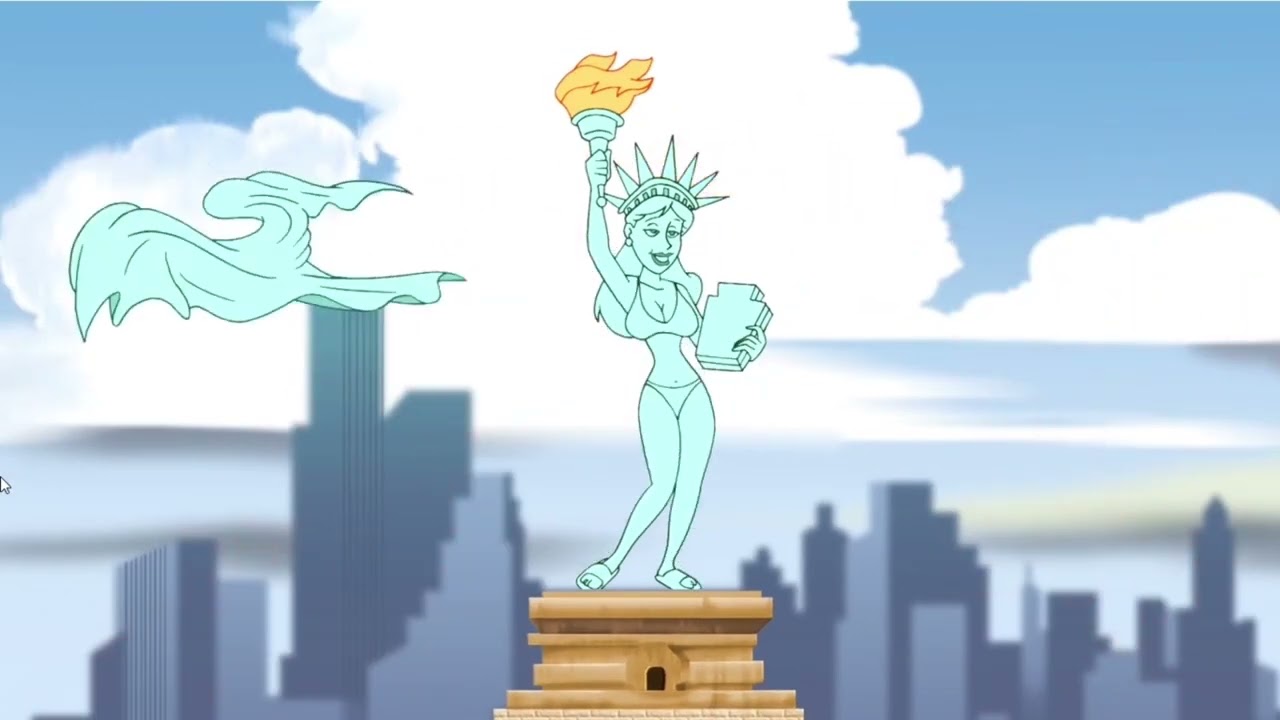 Sexy Statue Of Liberty Tom And Jerry