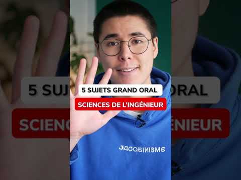 5 sujets de grand oral SI