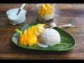 Sweet Sticky Rice With Coconut And Mango {Khao Niaw Mamuang}