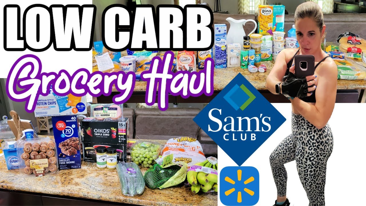 LOW CARB SAM'S CLUB & WALMART HAUL | NICOLE BURGESS GROCERY HAUL | NICOLE BURGESS WEIGHT LOSS