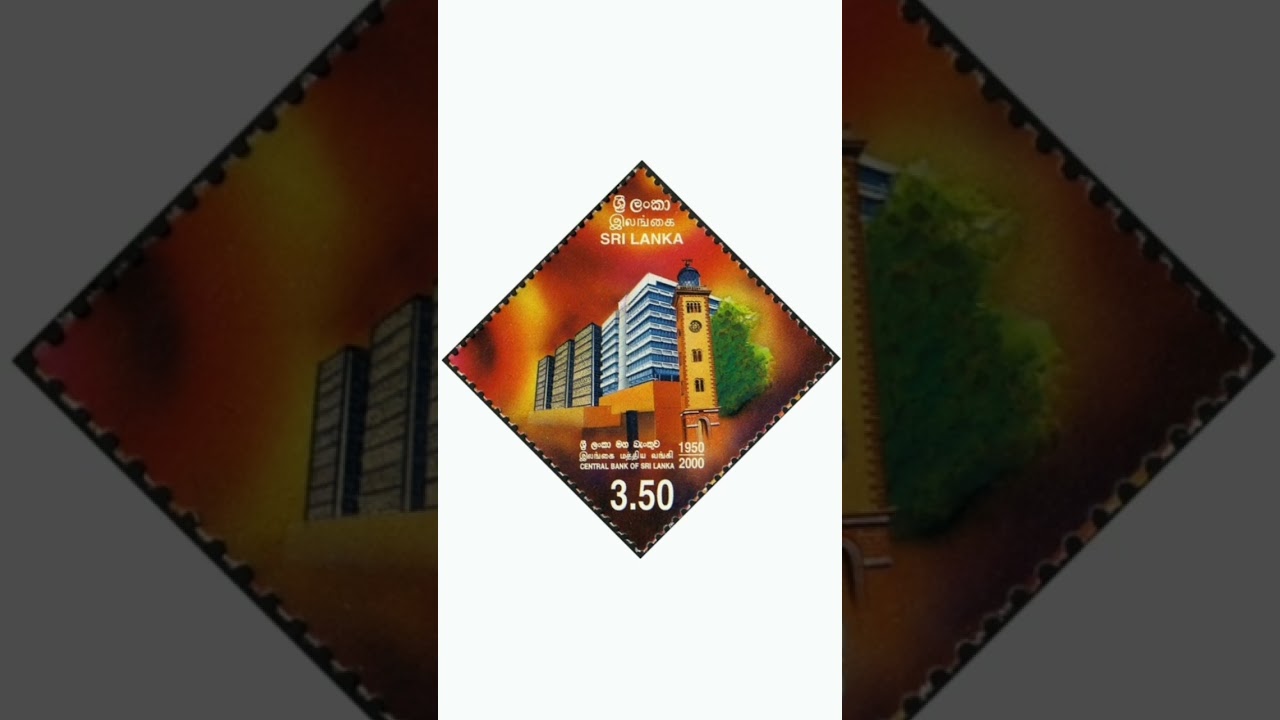 Central Bank of Sri Lanka, 50th Anniversary | Stamps issued in 2000