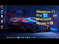 Creating a Windows 10 VM and installing Windows 11 + Activation bypassing Windows 11 requirements!..