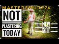 NOT A PLASTERING VIDEO @ The New Moon Mill Gardening river bank plants Not DIY Plastering at all.