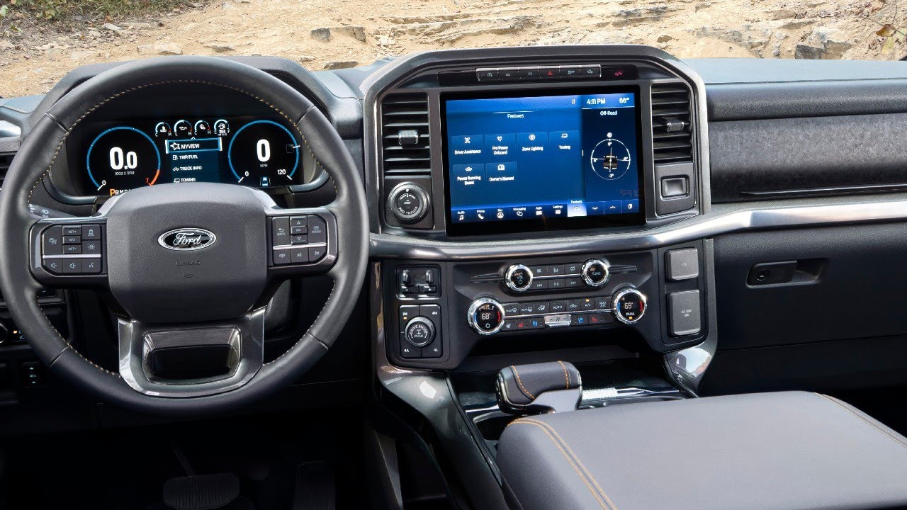 2022 Ford F-150 Tremor INTERIOR, Driving - YouTube