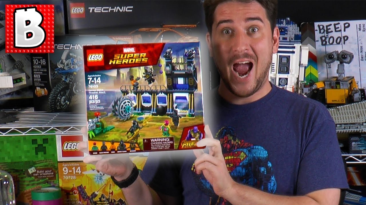 LEGO Marvel Infinity War 76103 Corvus Glaive Thresher Attack | Brick Vault LIVE Stream