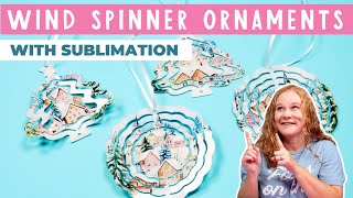 How to Make Christmas Sublimation Wind Spinner Ornaments