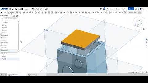 OnShape tutorial - Planes and parts