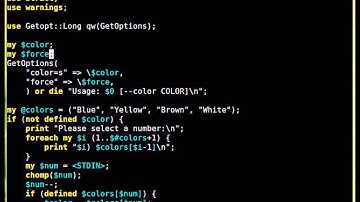 Beginner Perl Maven tutorial: 4.23 - Solution: improve the color selector force
