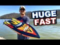 Brushless fast  huge self righting rc boat  pro boat sonicwake 36 deepv rc speed boat