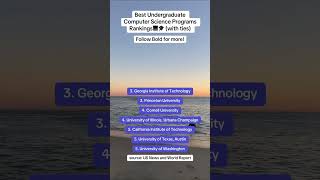 Top Computer Science Undergraduate Programs! Check out our scholarships #computerscience #engineer