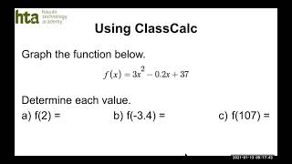 2.1 - Functions Intro (Precalculus)