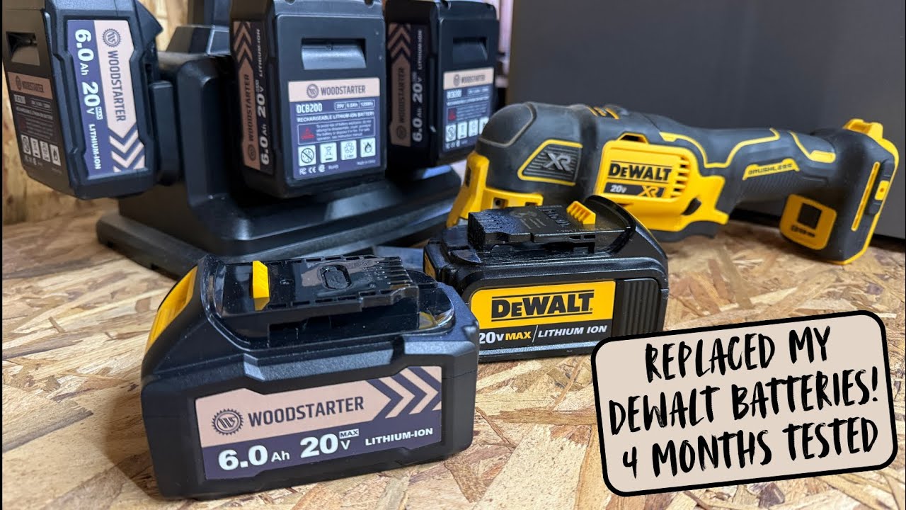 Woodstarter Battery DeWalt Replacement – 4 Months Tested