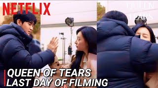 Queen of Tears | Kim Soo hyun Hugged Kim Ji won | Queen of tears Final Episode Behind The Scenes