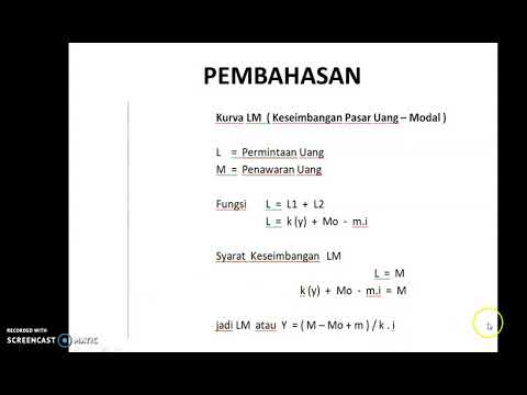 Contoh Soal Keseimbangan Is Lm Youtube