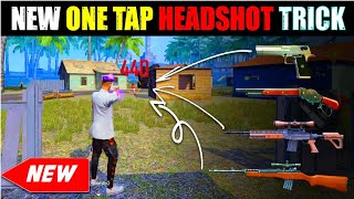 New One Tap Headshot Trick 🔥| One Tap Headshot Kaise Mare | 1 Tap Headshot Trick | After Update