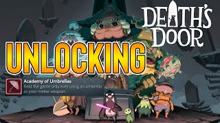 Death&#39;s Door | Unlocking Academy of Umbrellas Achievement/Trophy for my 100% (PC/Steam)