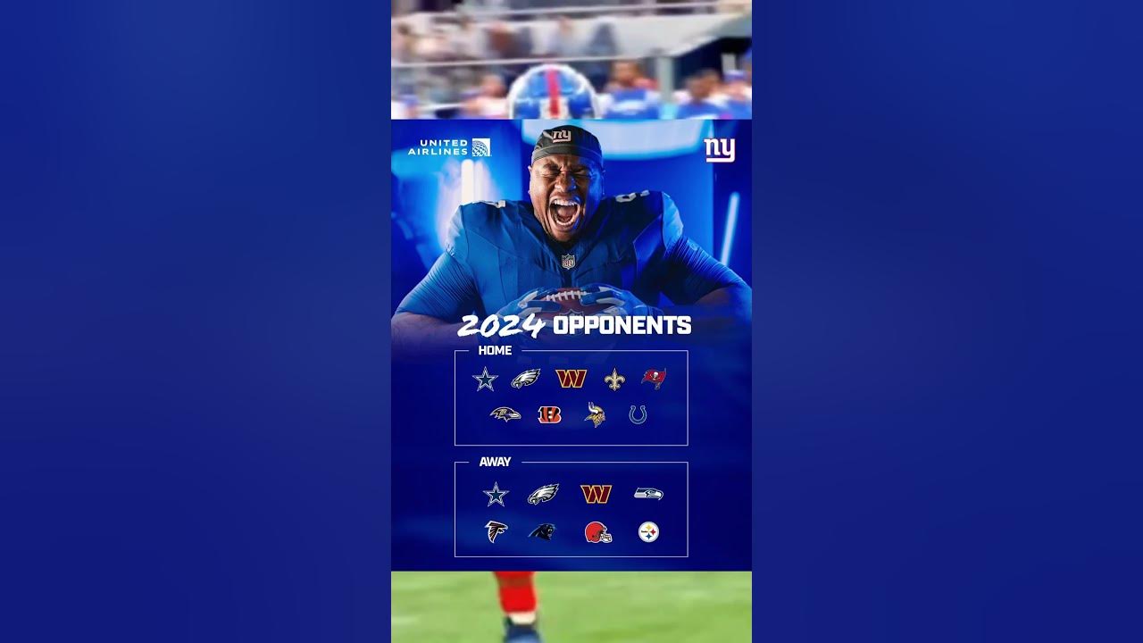 New York Giants 2024 Opponents YouTube