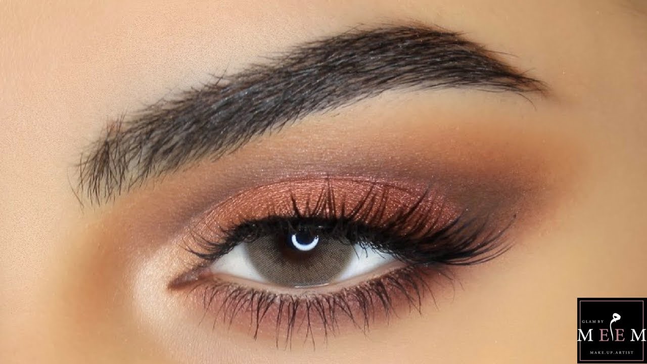 مكياج روز قولد للعيد | ROSE GOLD EYE MAKEUP