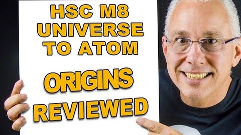 Review HSC Module 8 Universe to Atom IQ1: Origin of elements