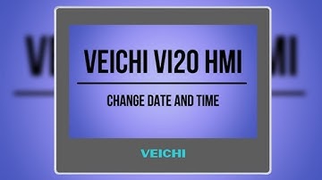 How to change date and time in VEICHI HMI VI20 easy steps|| #veichi #hmi  VI20 @automationtechnologyedge