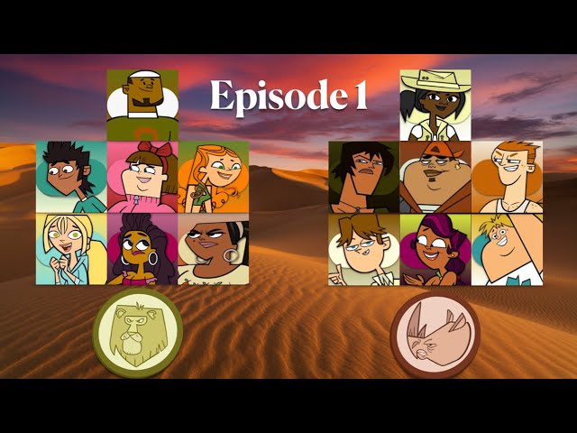 Total Drama Seasons 1-3 elimination order/Drama Total temporadas 1-3 orden  de eliminación. 