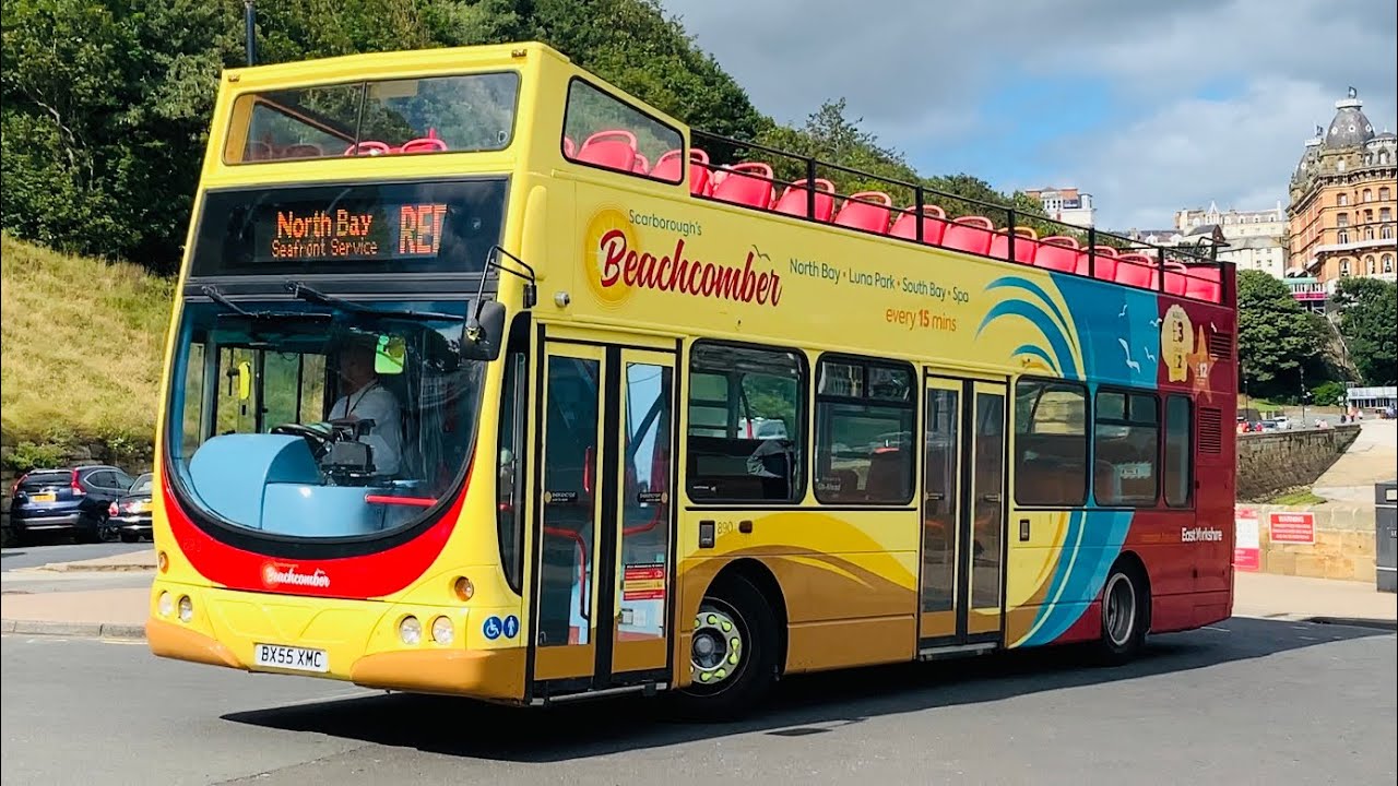 East Yorkshire Scarborough Seaside OpenTop Bus 890 On 109 From North East Yorkshire Scarborough Seaside OpenTop Bus 890 On 109 From North