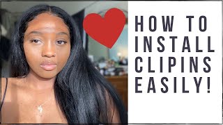 How I Install Clip Ins for Flawless Blending on Natural Hair! | Irresistible Me