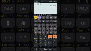 Scientific Calculator in Android Phone for Solving Fibonacci Numbers screenshot 2