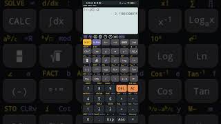 Scientific Calculator in Android Phone for Solving Fibonacci Numbers screenshot 4