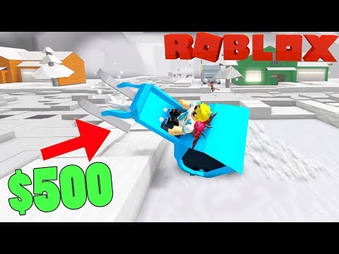 I PAID 500 ROBUX FOR THIS EXTREME MONSTER MACHINE IN ROBLOX SNOW SHOVELING SIMULATOR