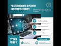 Postgraduate Diploma in Cyber Security | Apply Now for Hands-On Experience &amp; OSAP Loans!
