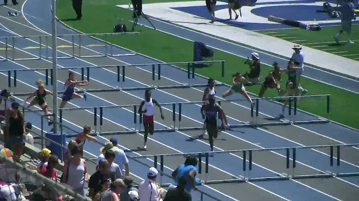 Ta'Janeece Robertson Urina Harrell Deena Pierce Serra CIFSS Div 4 100m hurdles finals May 23, 2009