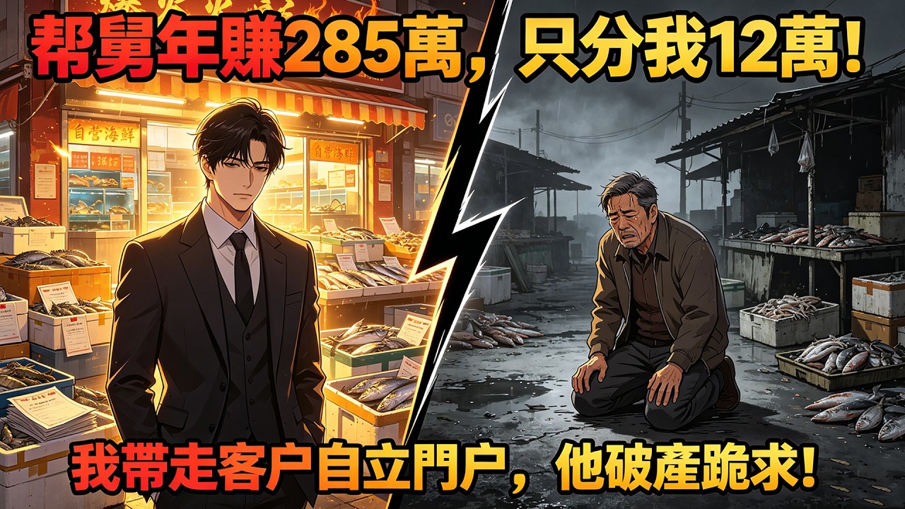 海鮮市場大逆襲：奪走客戶讓舅舅跪地求饒